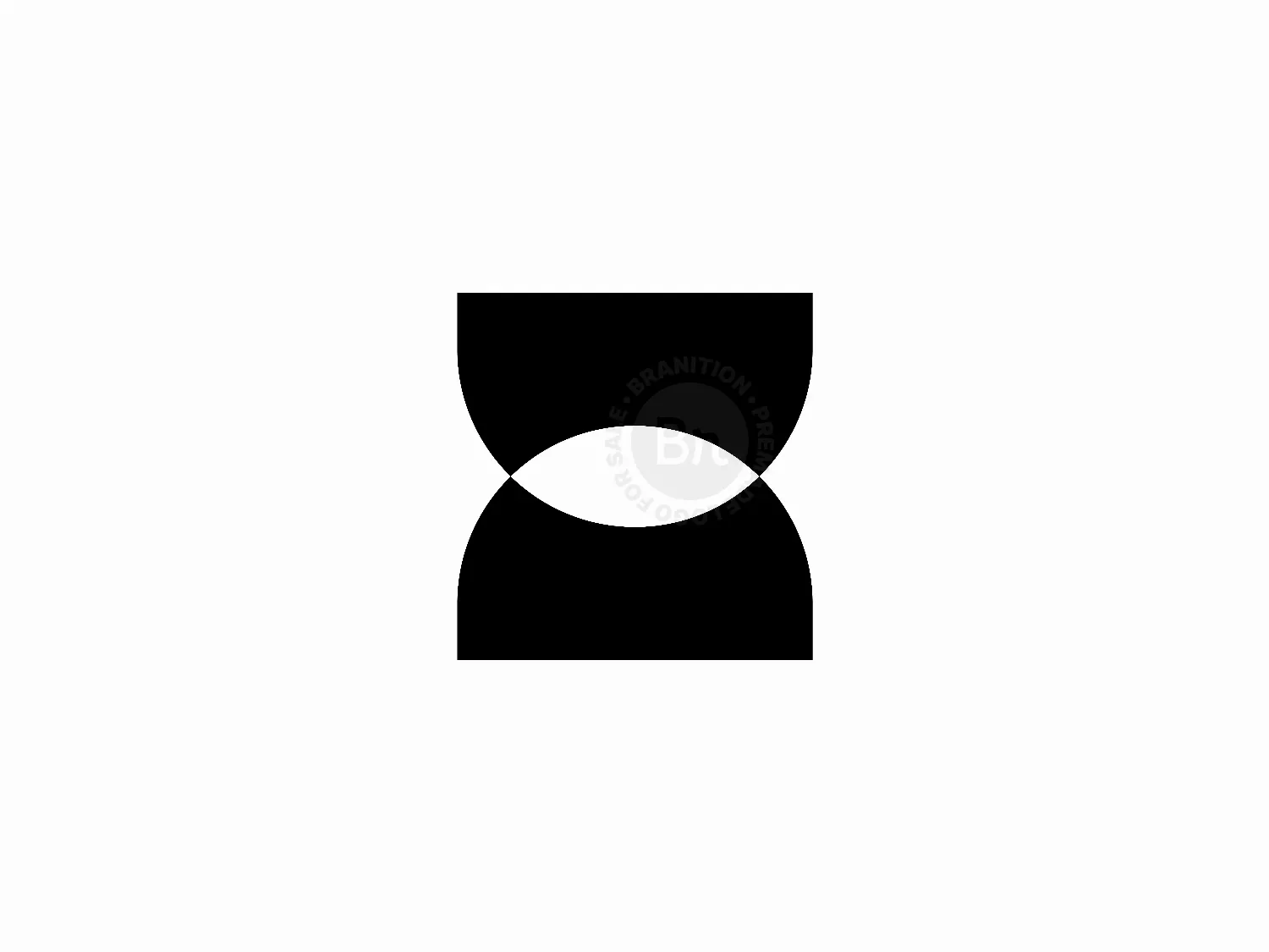 Abstract Hourglass Logo Design