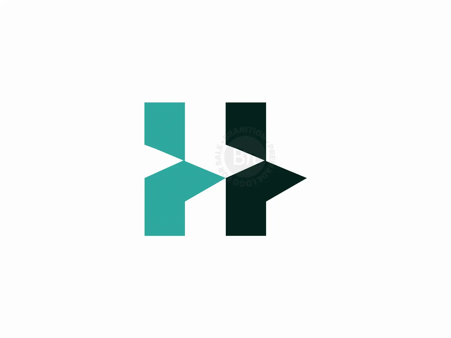 Abstract H Letter Logo Design
