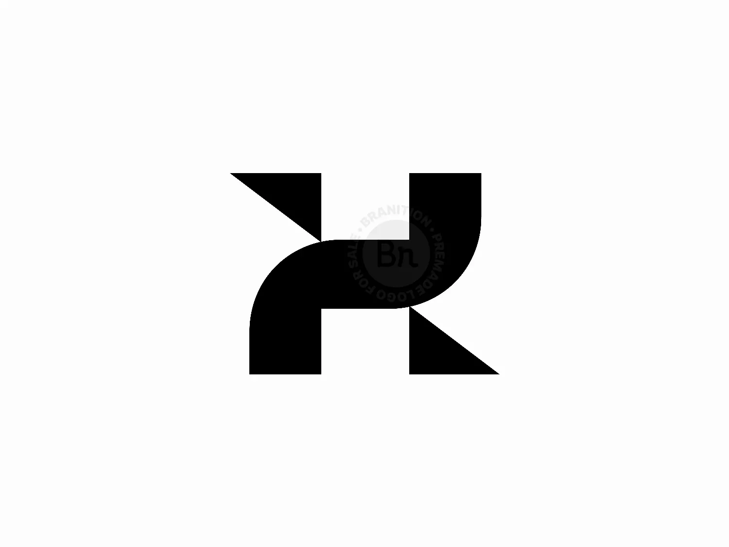 Abstract H Letter Logo Design