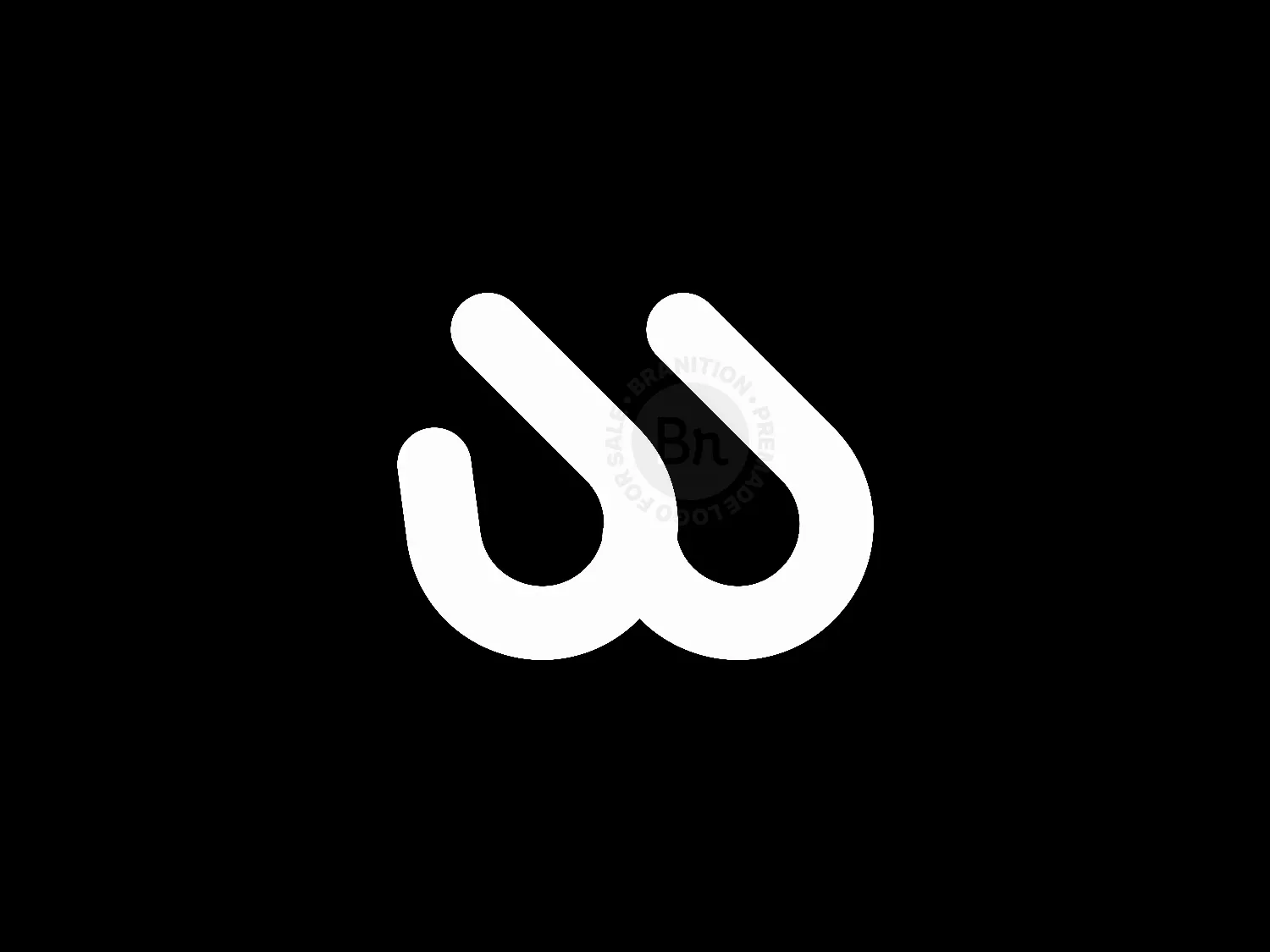 Abstract W Letter Logo Design