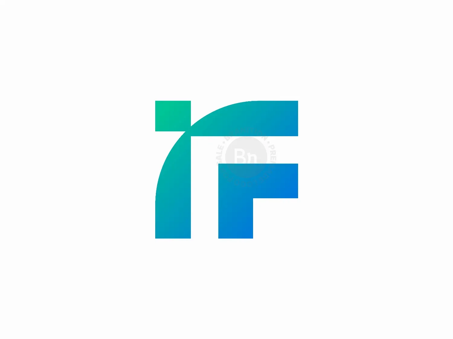 Abstract F Letter Tech Logo Design