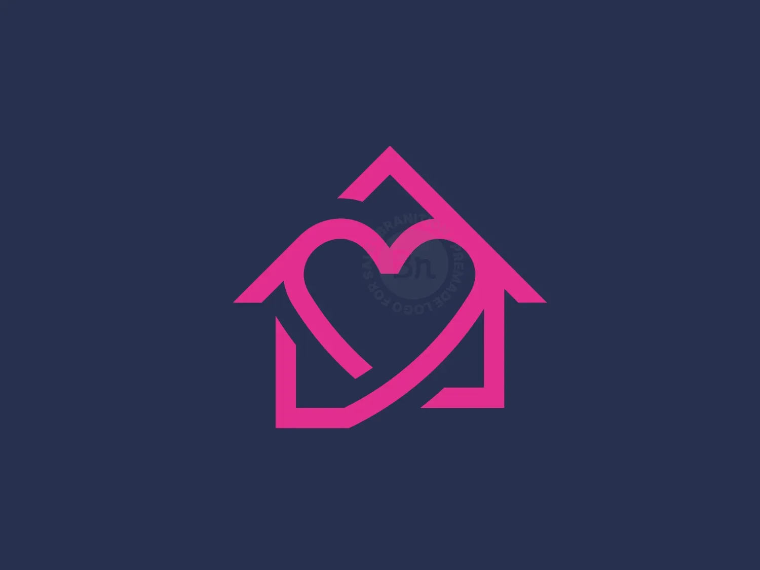 House Heart Love Logo
