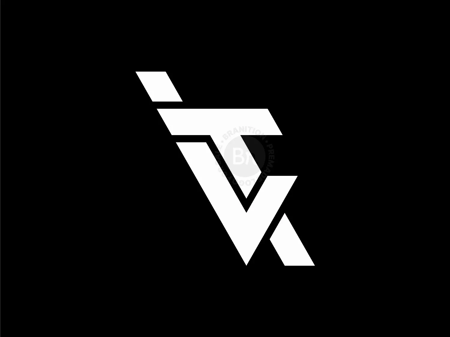 Letter TL Initial LT Italic Line Monogram Logo