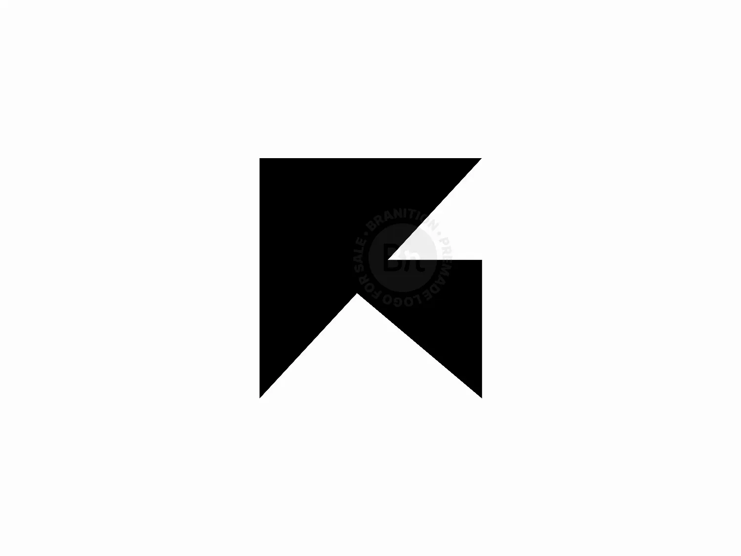 Abstract K Letter Bookmark Logo Design
