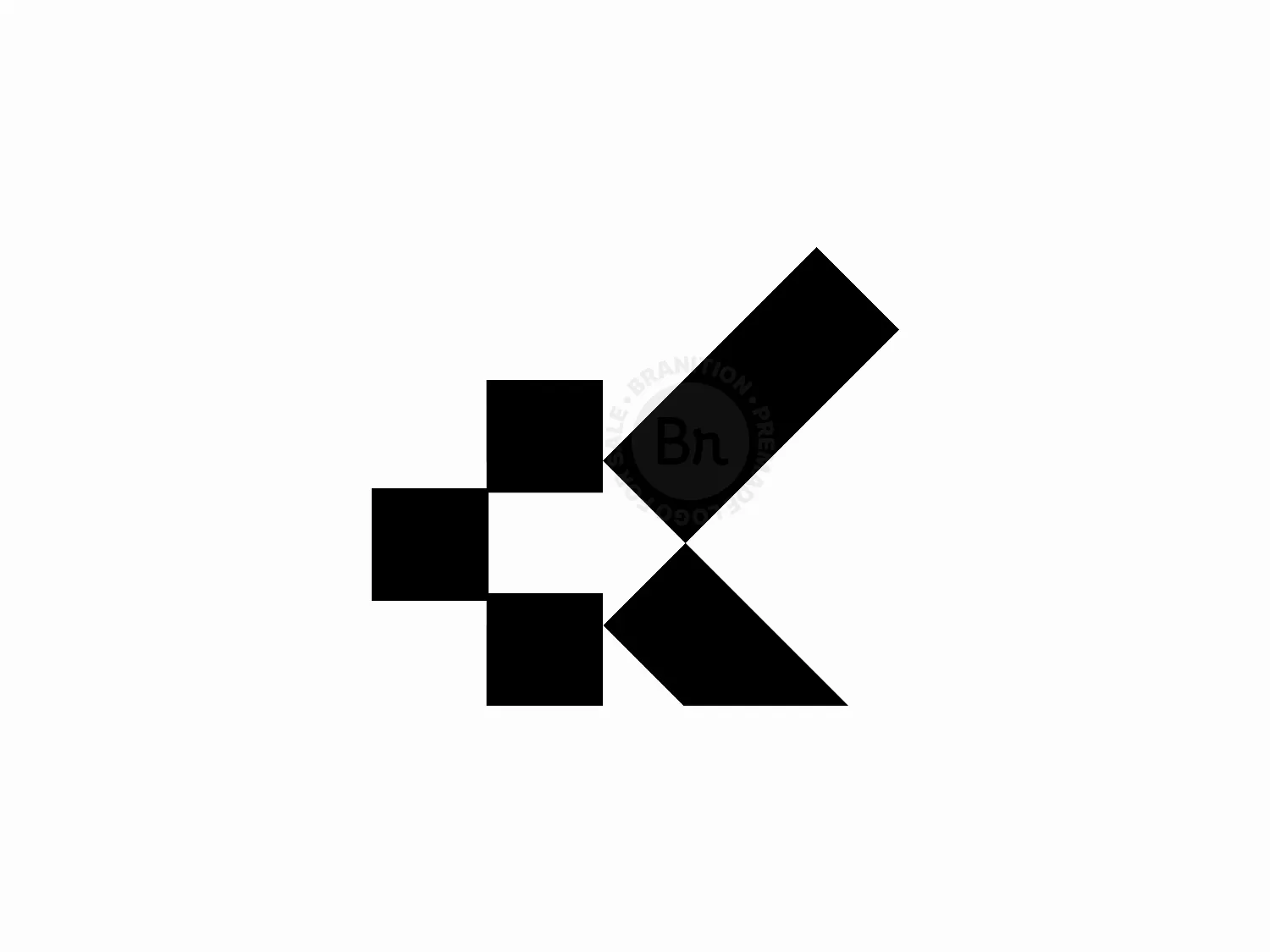 Abstract K Letter Arrow Logo Design
