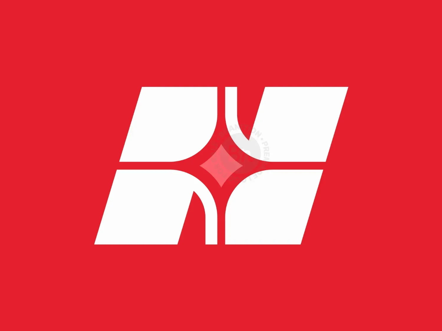 Letter N Star Light Simple Logo
