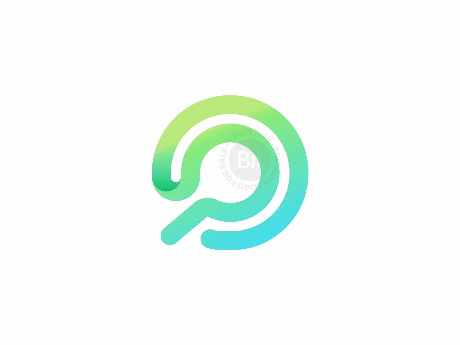 Modern Gradient Search Logo Design