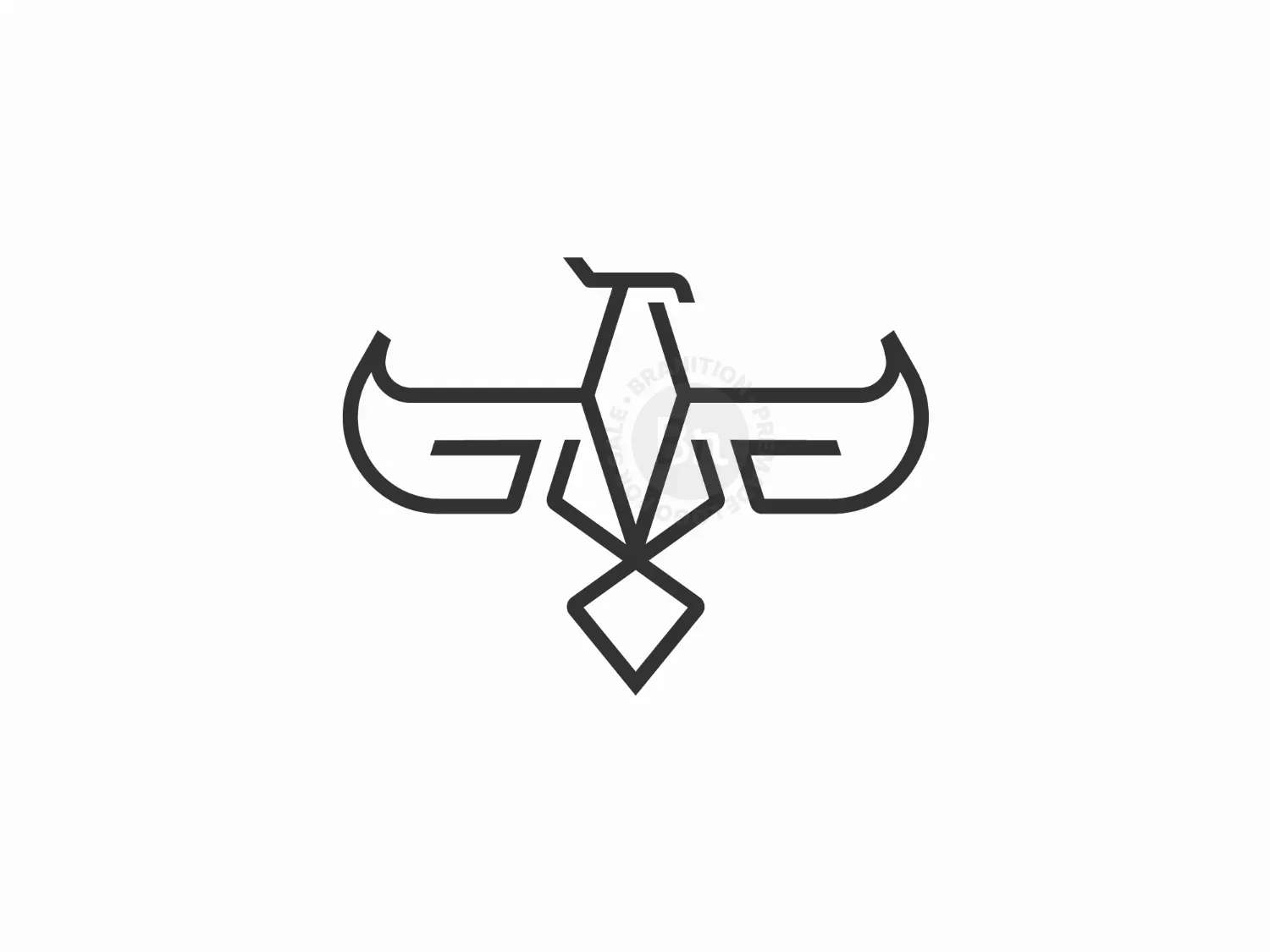 Modern Eagle Logo