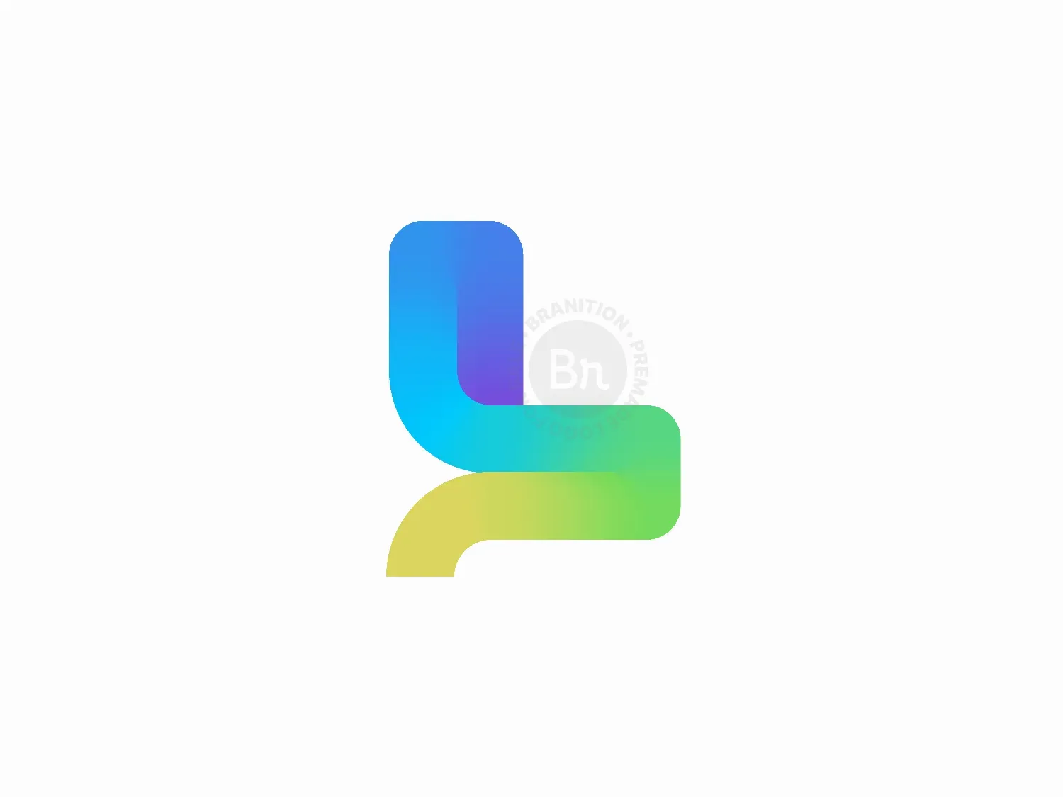 Colorful Gradient L Letter Logo Design