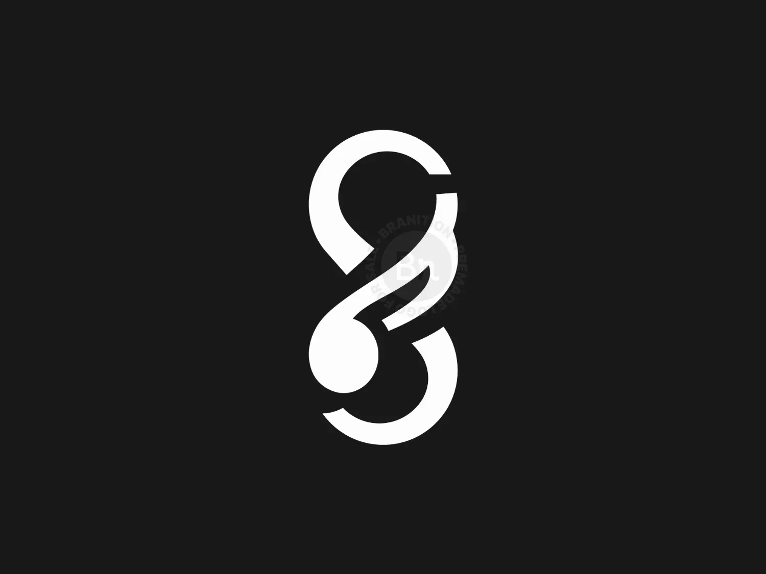 Letter S Music Note Logo