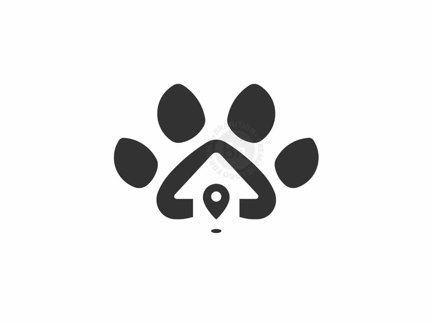 Paw Home Location Logo