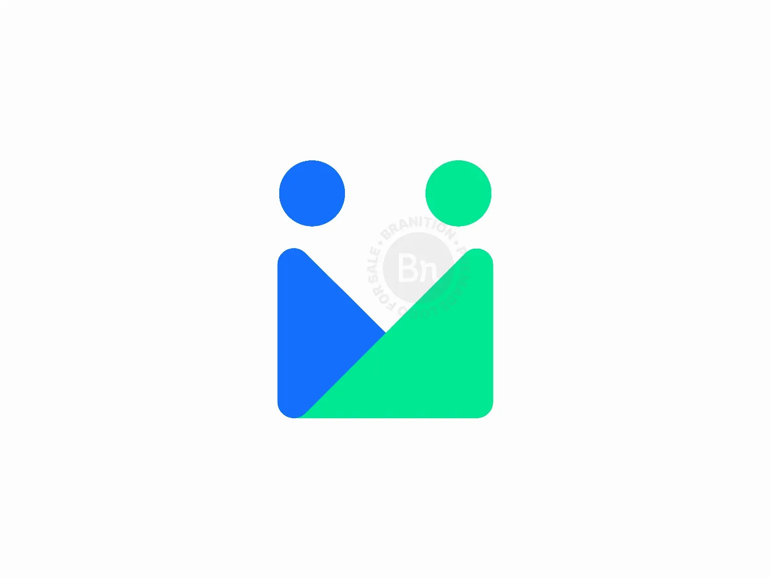 Abstract Connected People Logo Design
