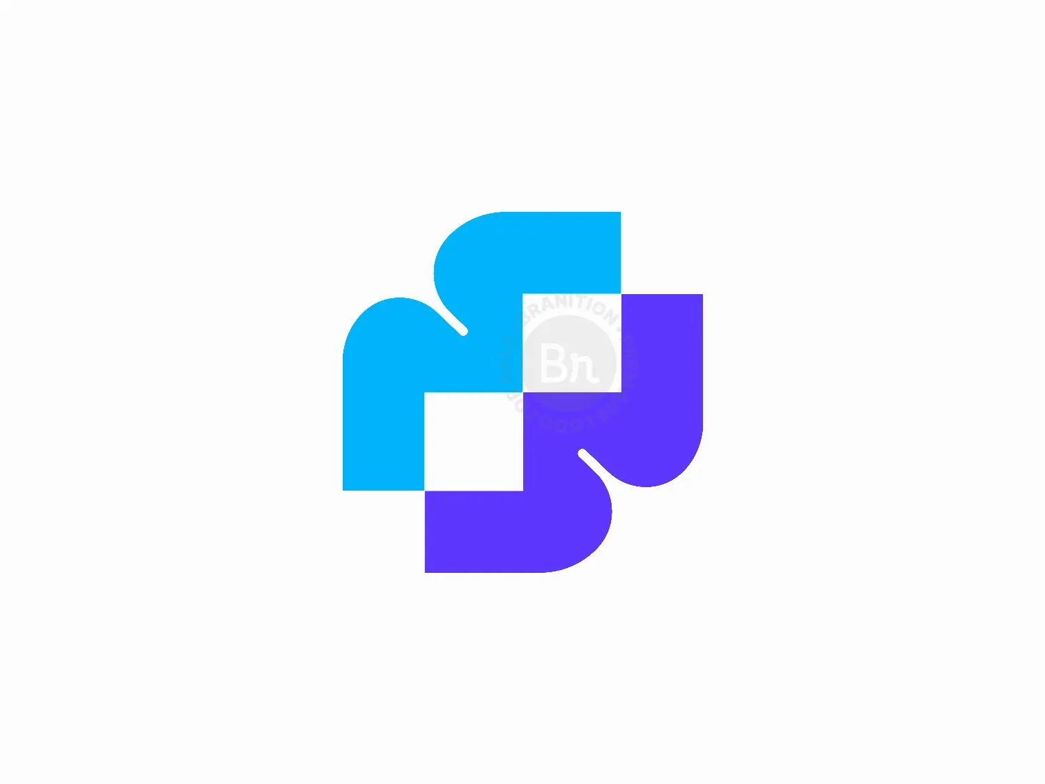 Pixel MW Letter Logo Design