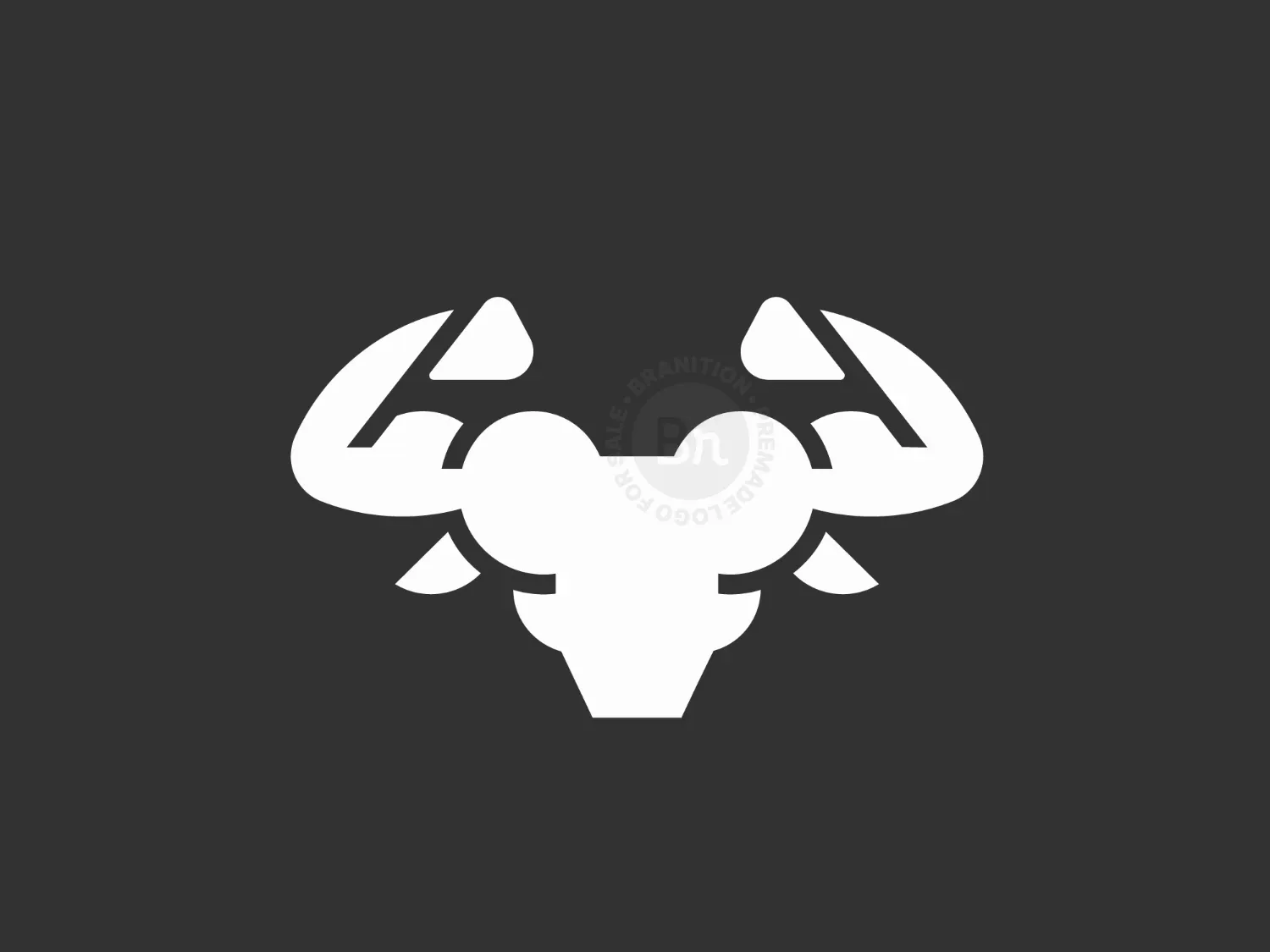 Bull Muscles Gym Fitness Logo