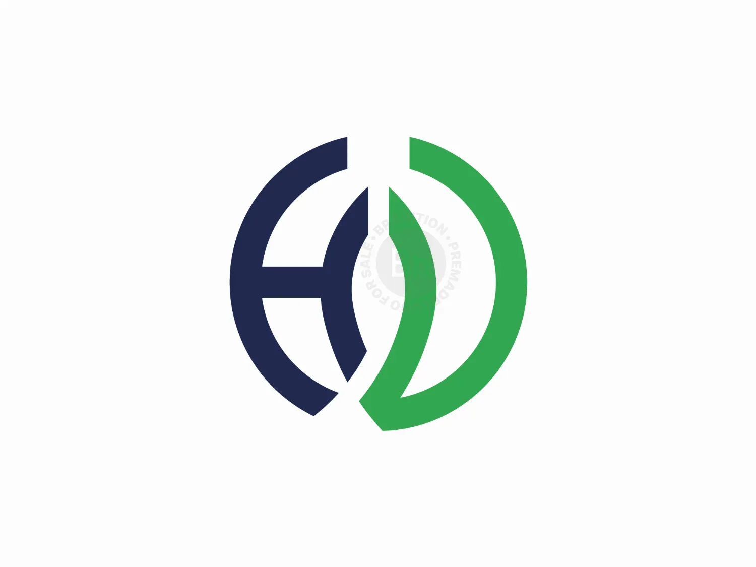 Letter H Leaf Lab Logo