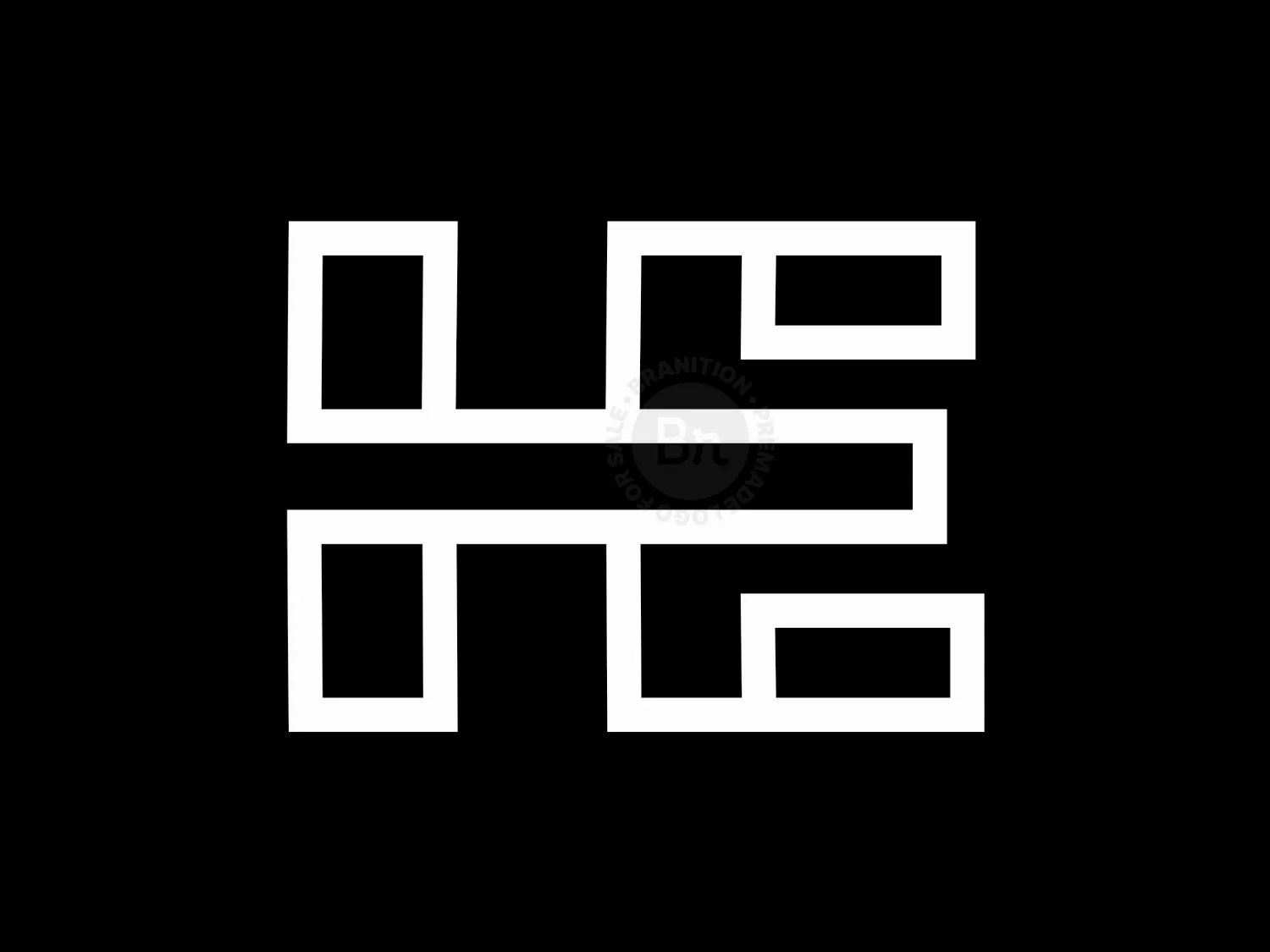 HE Or EH Monogram Logo