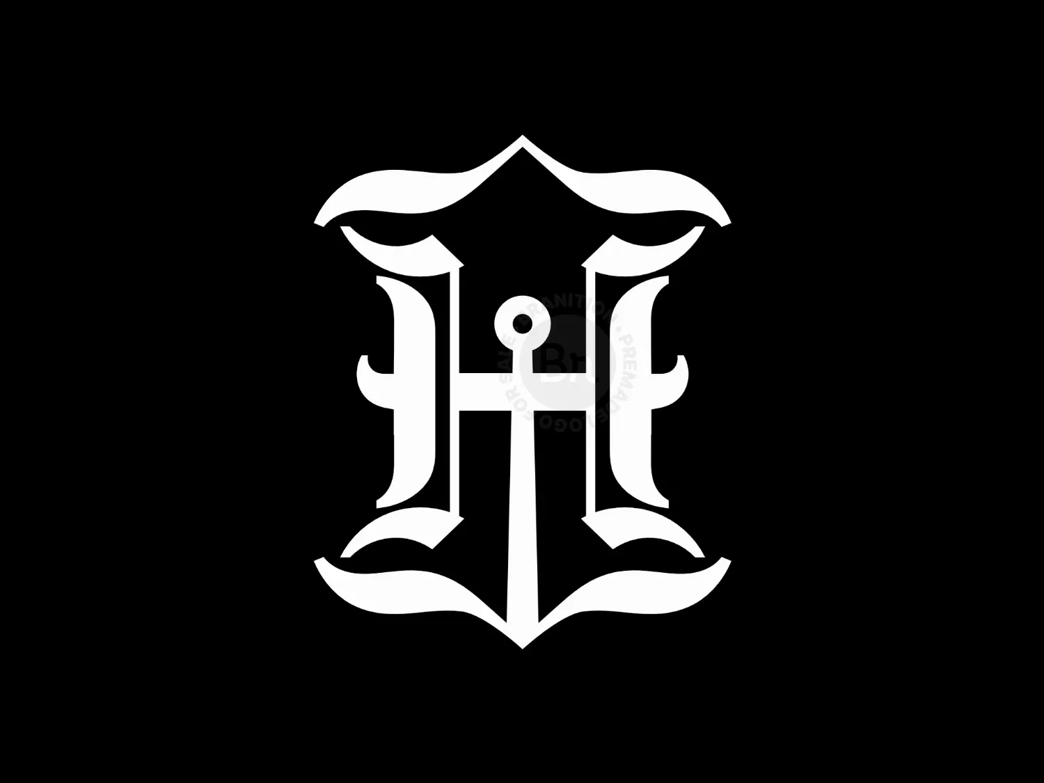 Letter H Anchor Logo