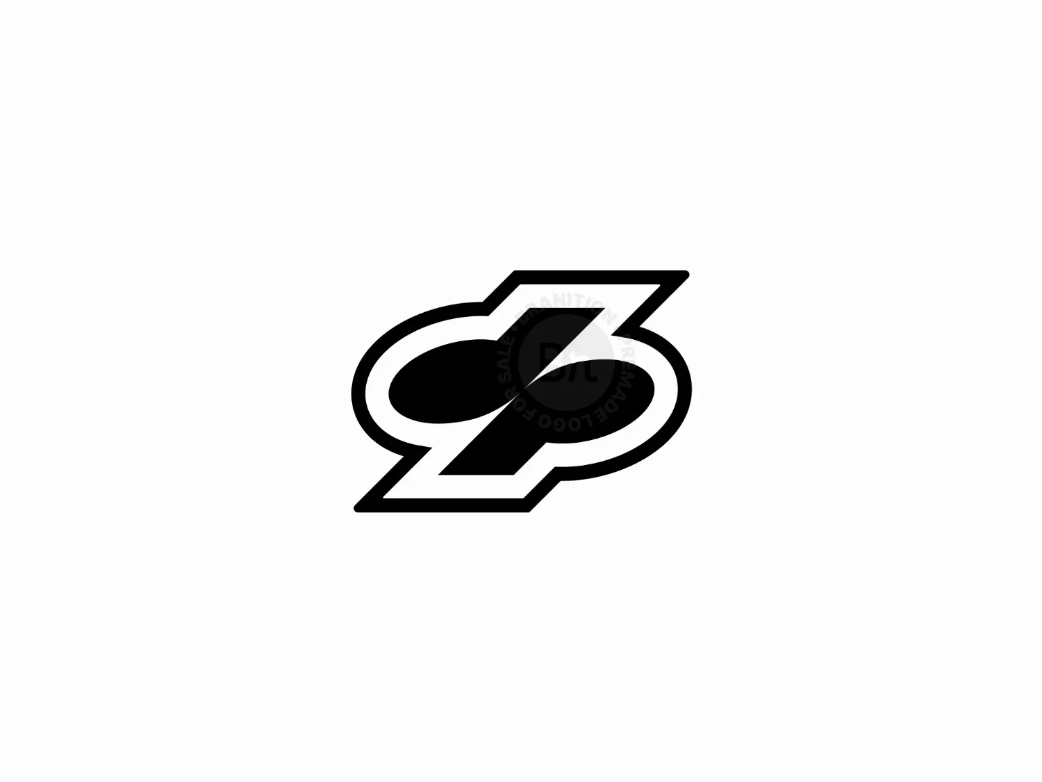 Letter DP Infinity Monogram Logo