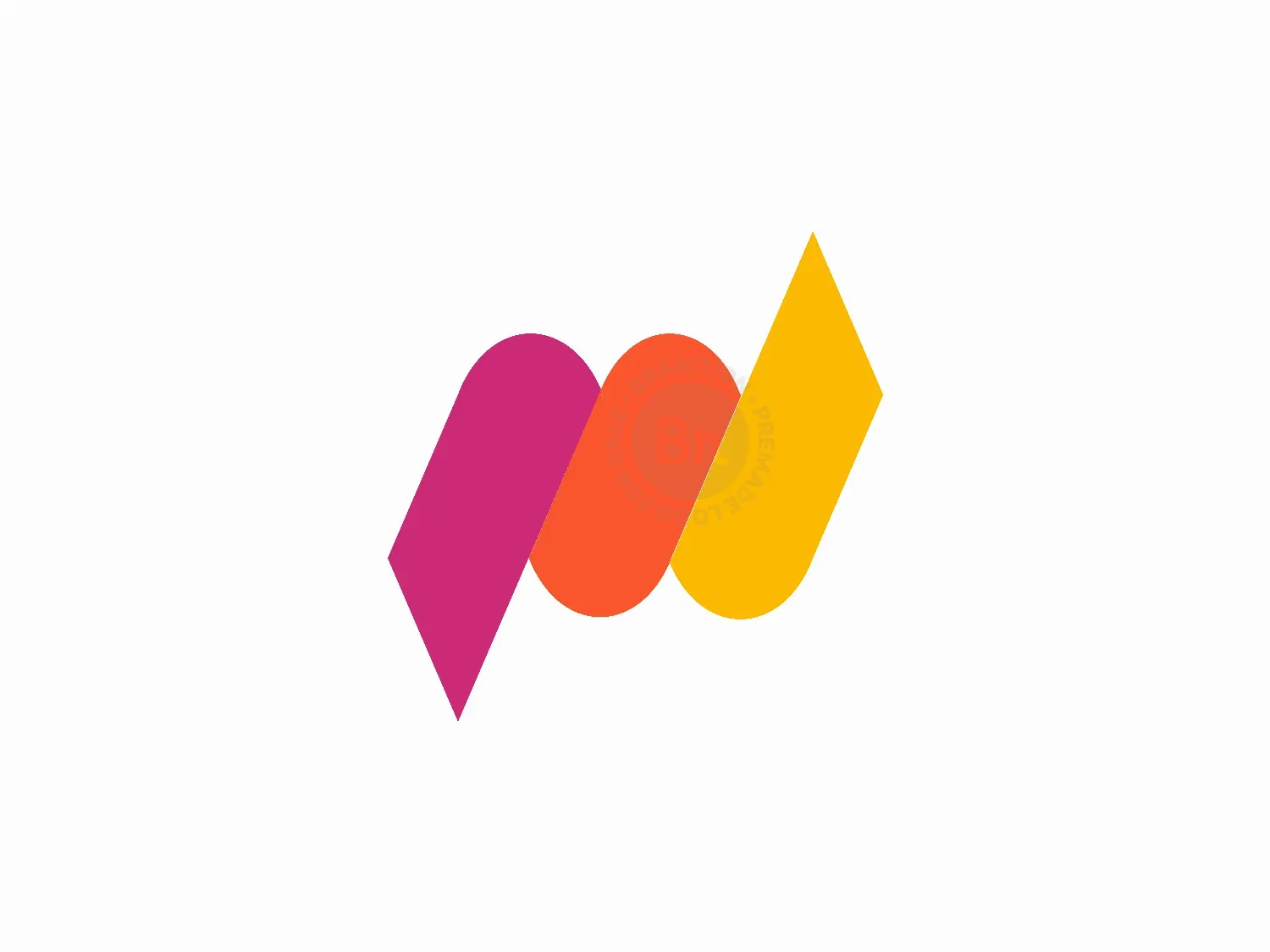 M Letter Rope Logo Design