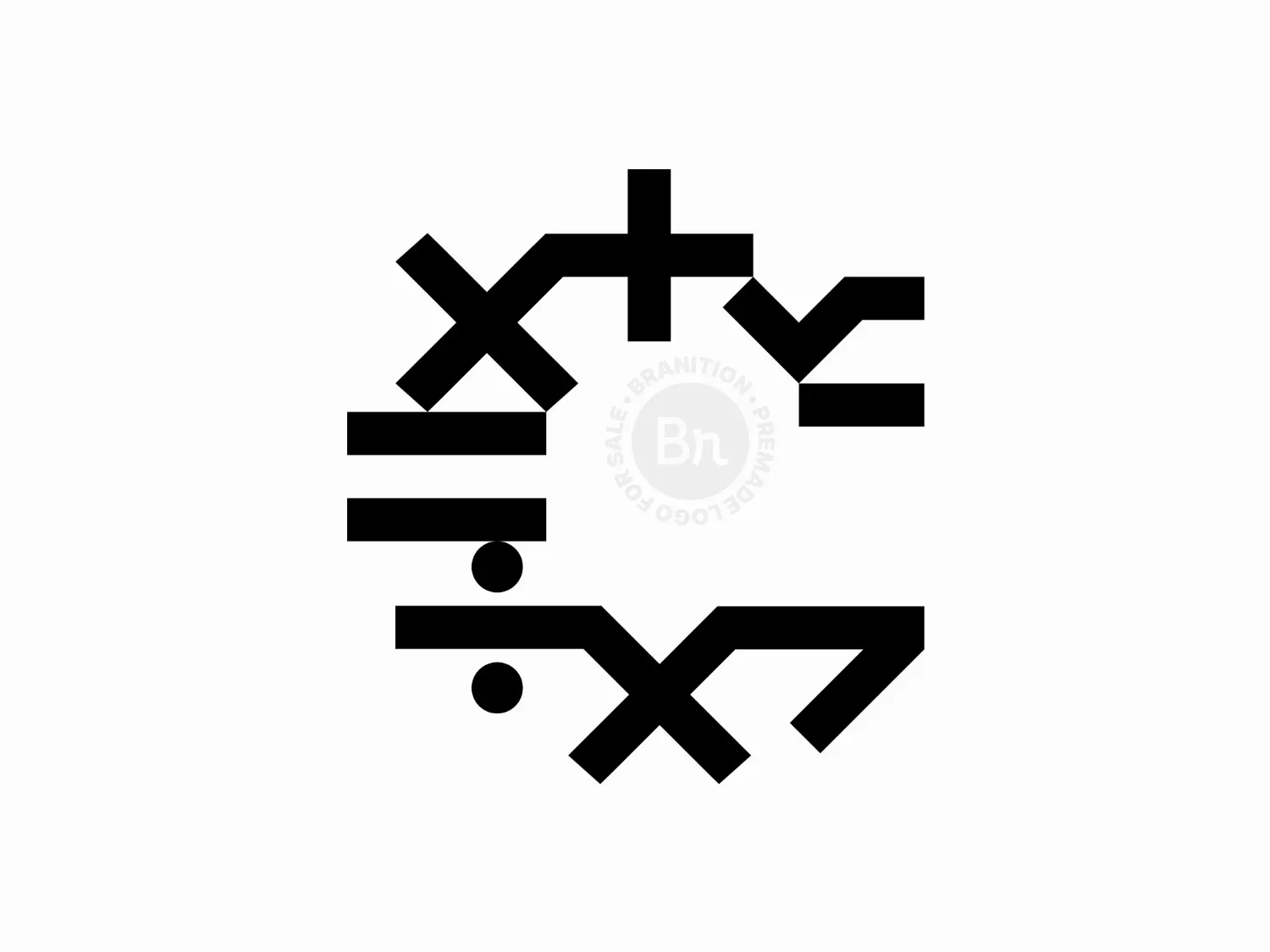 Letter C Math Symbols Logo
