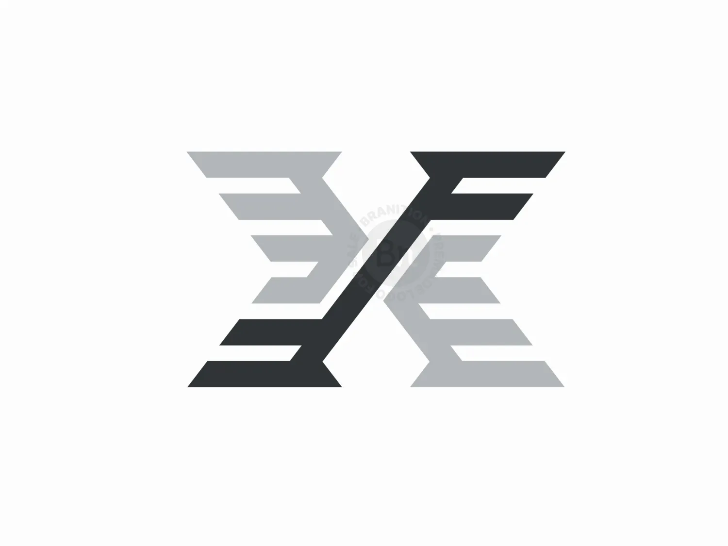 Letter X Wings Logo
