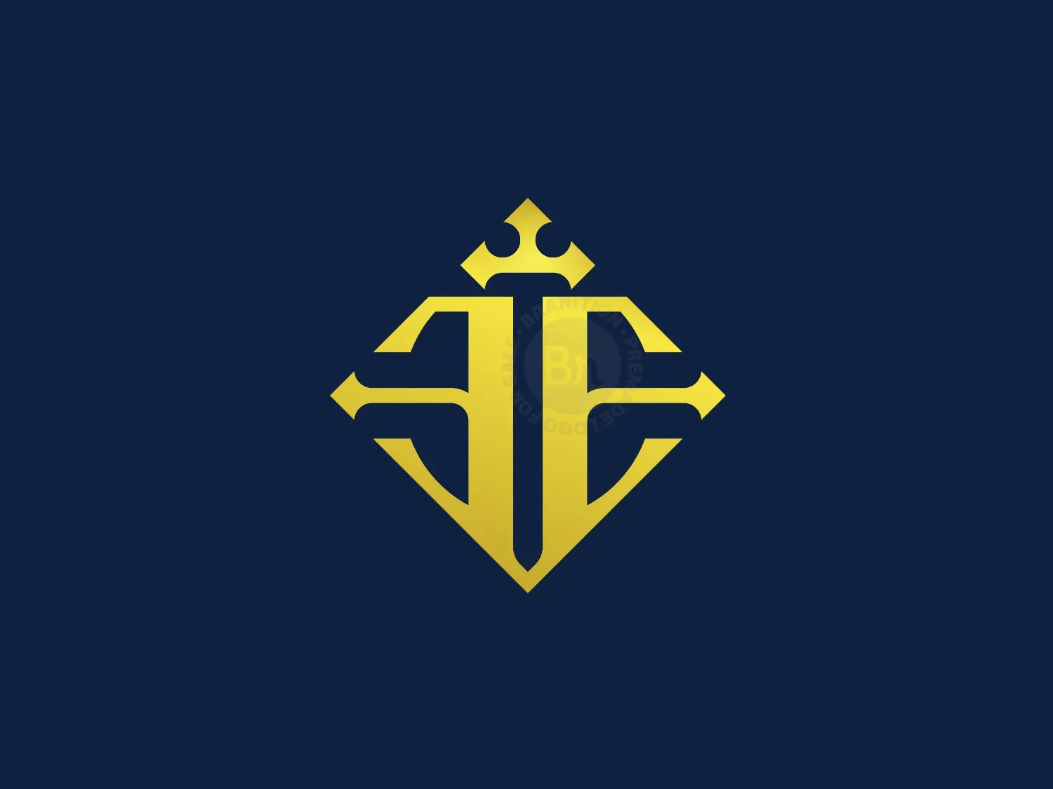Luxury Letter EE Logo