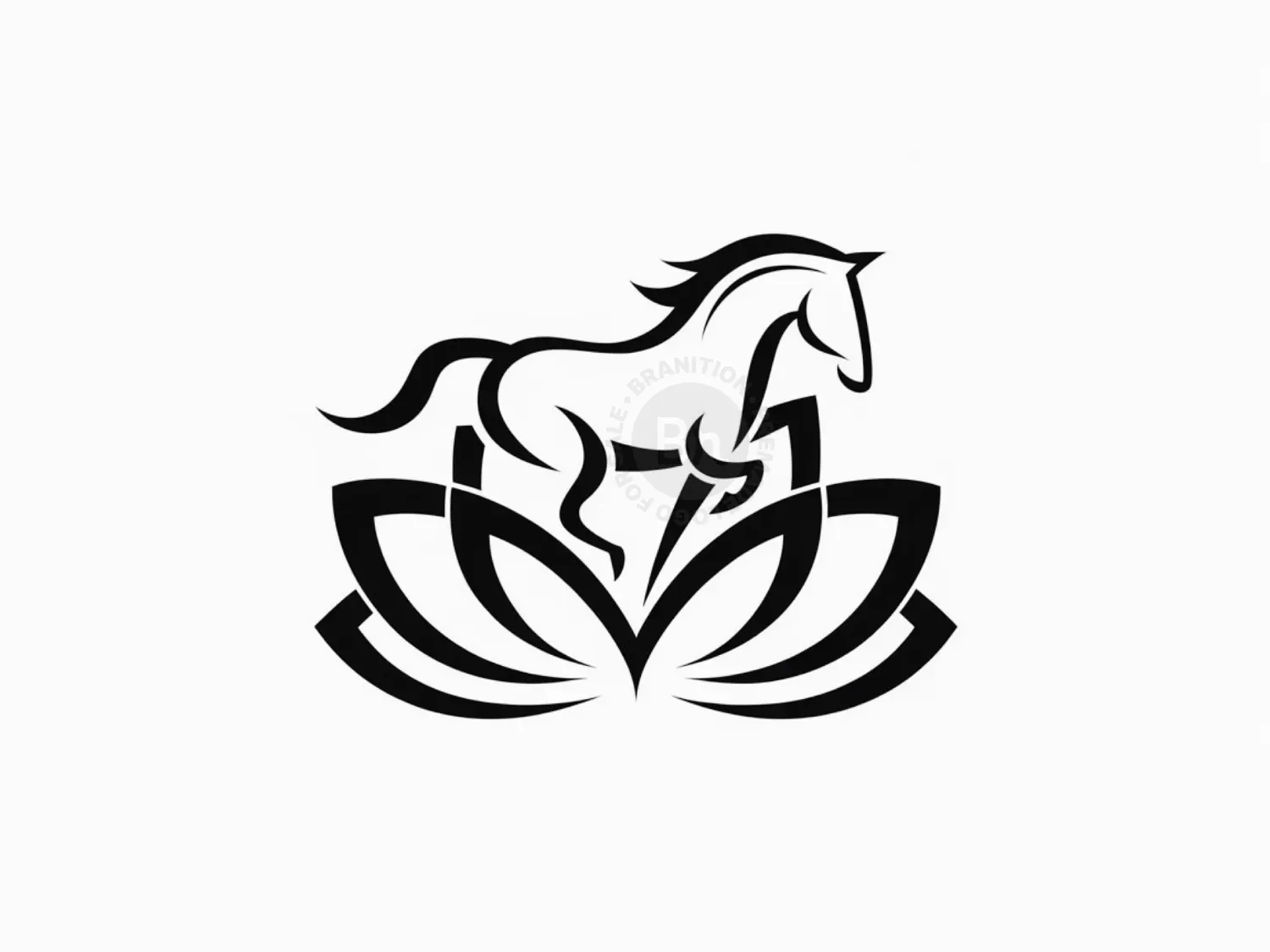 horse logo logo 0