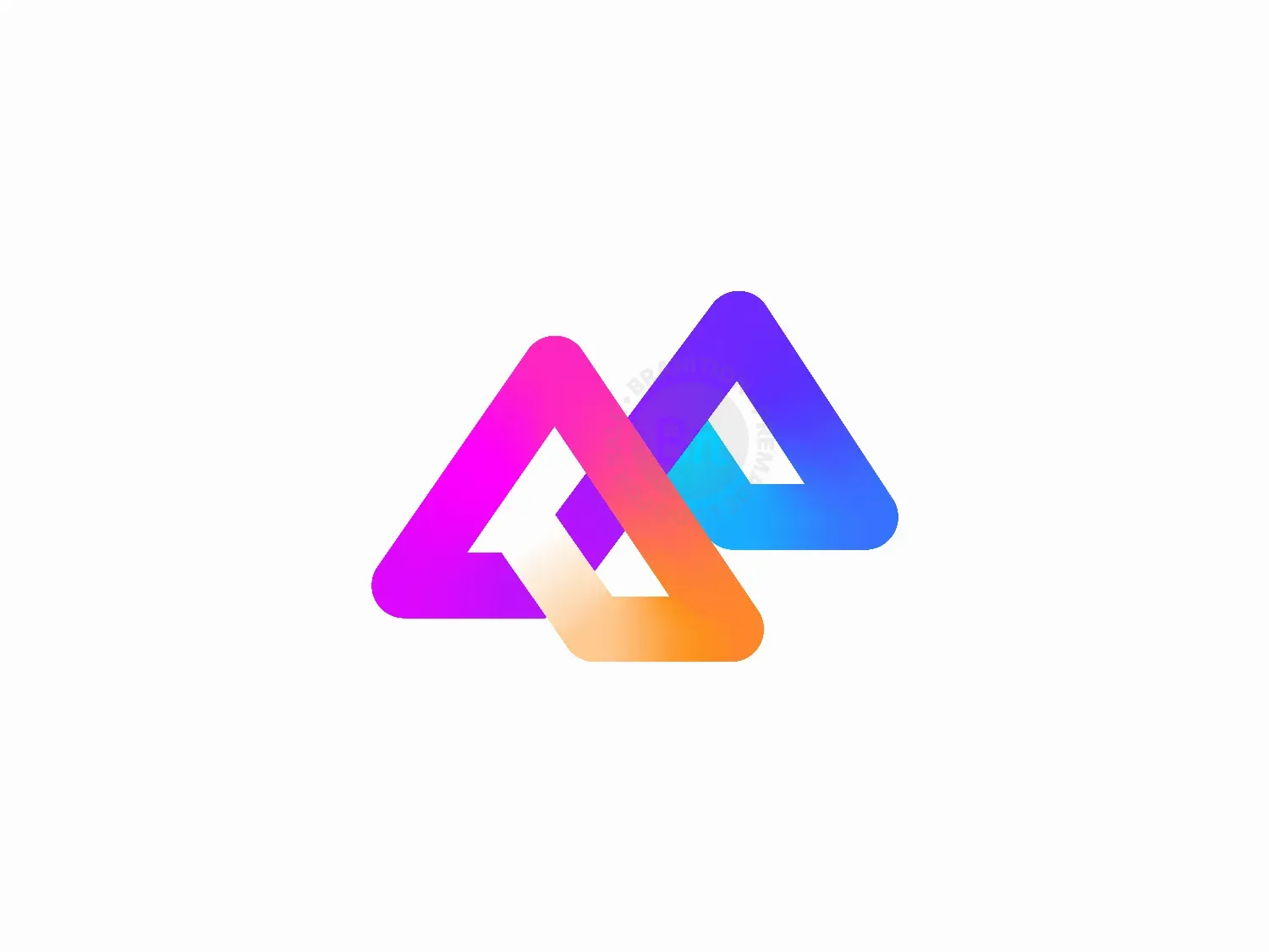 Colorful M Letter Logo Design
