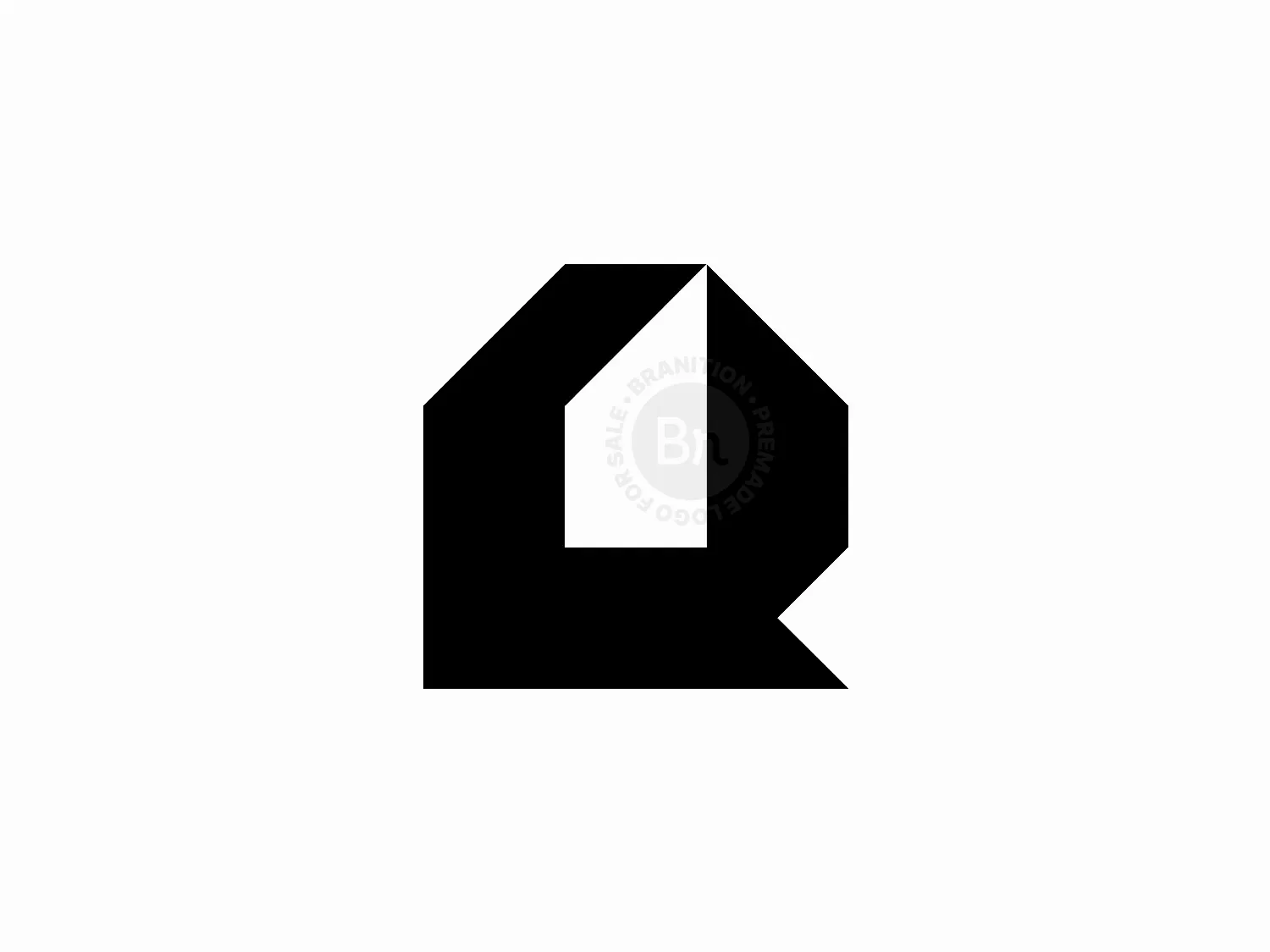 Unused Letter R Real Estate Logo Design