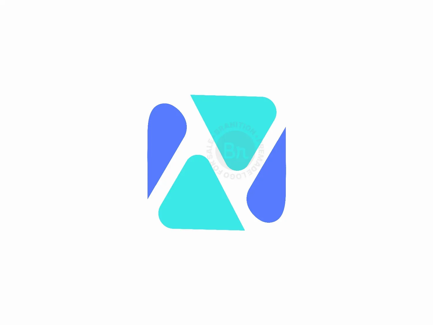 Abstract N Letter Logo Design
