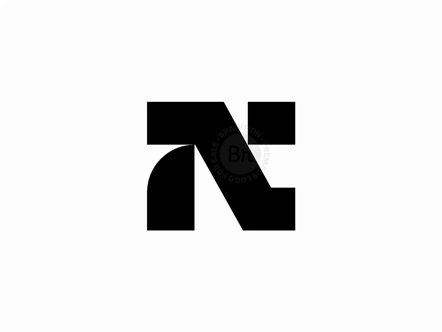 Abstract N Letter Logo Design