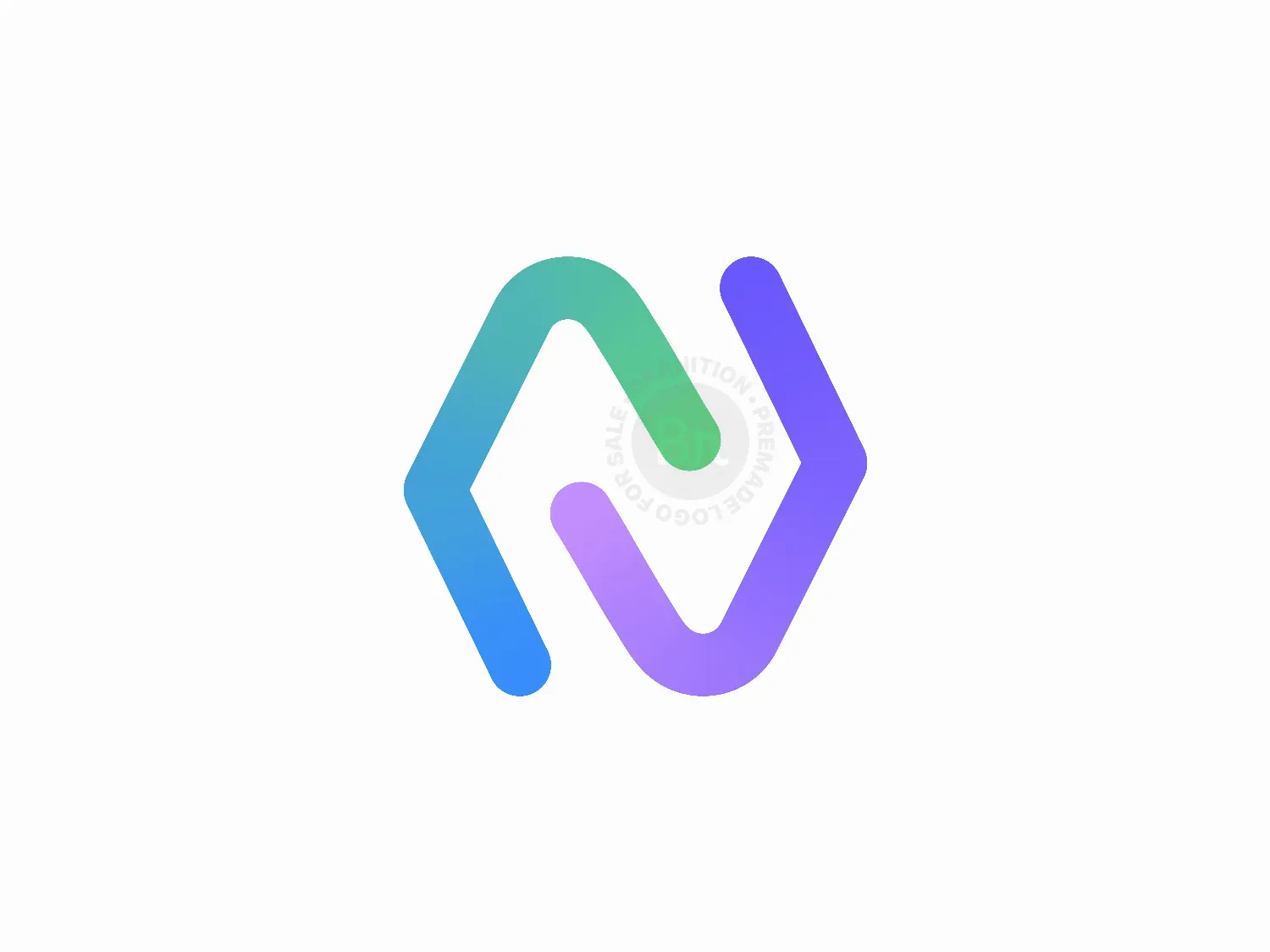 Colorful N Letter Logo Design