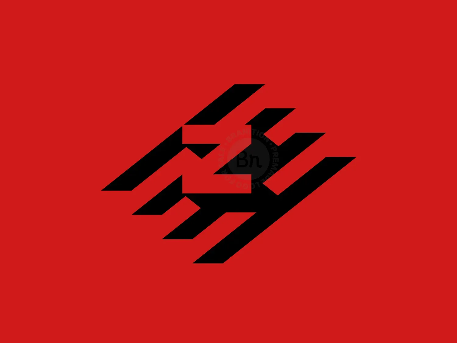 Letter Z Cube Negative Space Logo