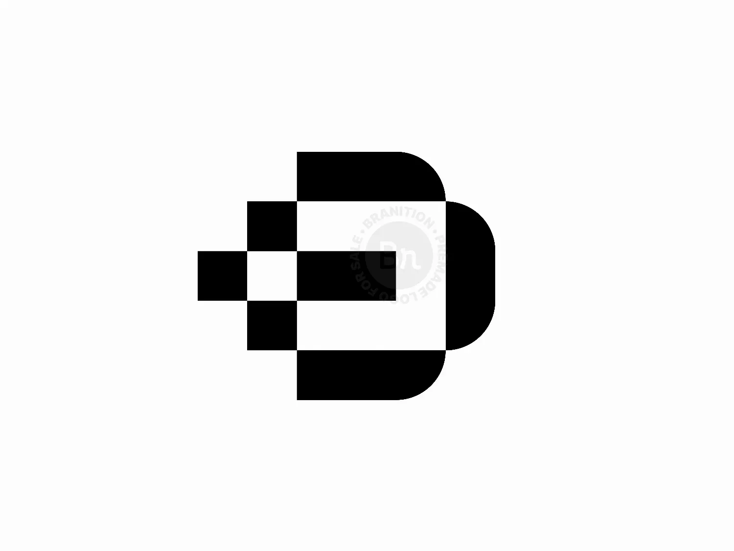 Modern Minimal Letter D Logo Design / For Sale