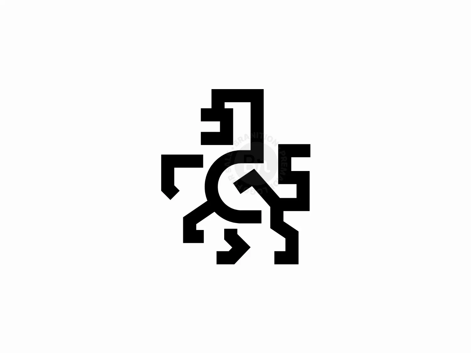 Creative Strong Lion Logo