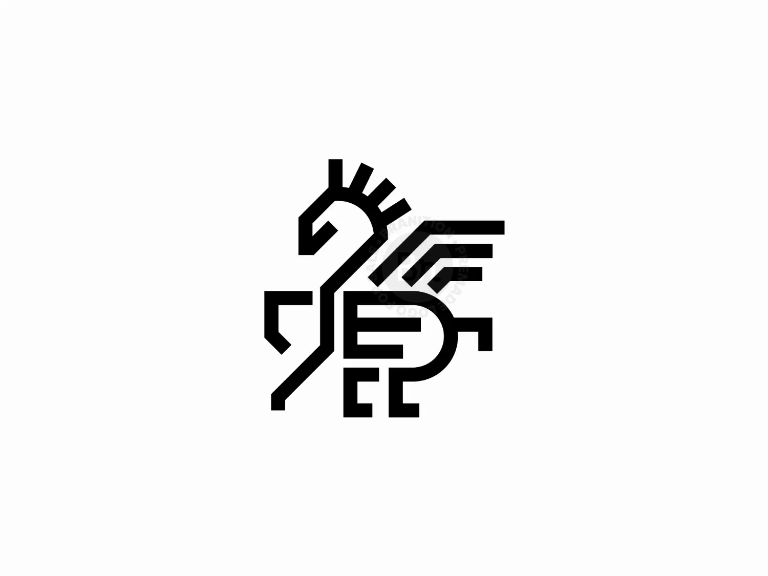 Details Bold Pegasus Logo