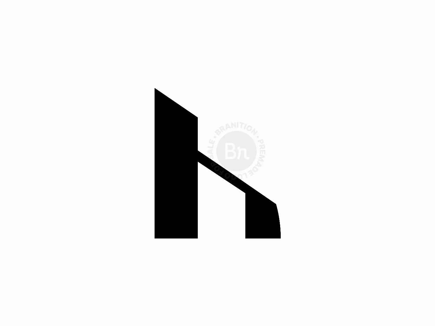H Letter Real Estate Logo Design