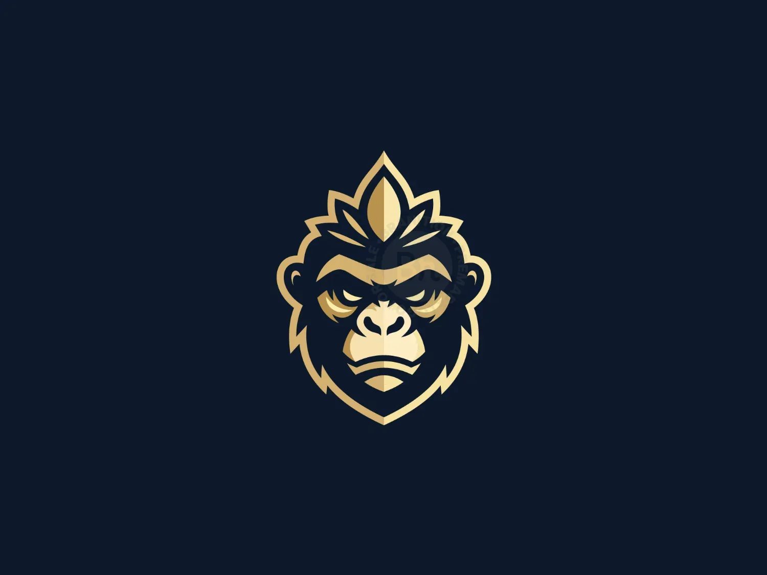 Lotus Crown Gorilla Logo