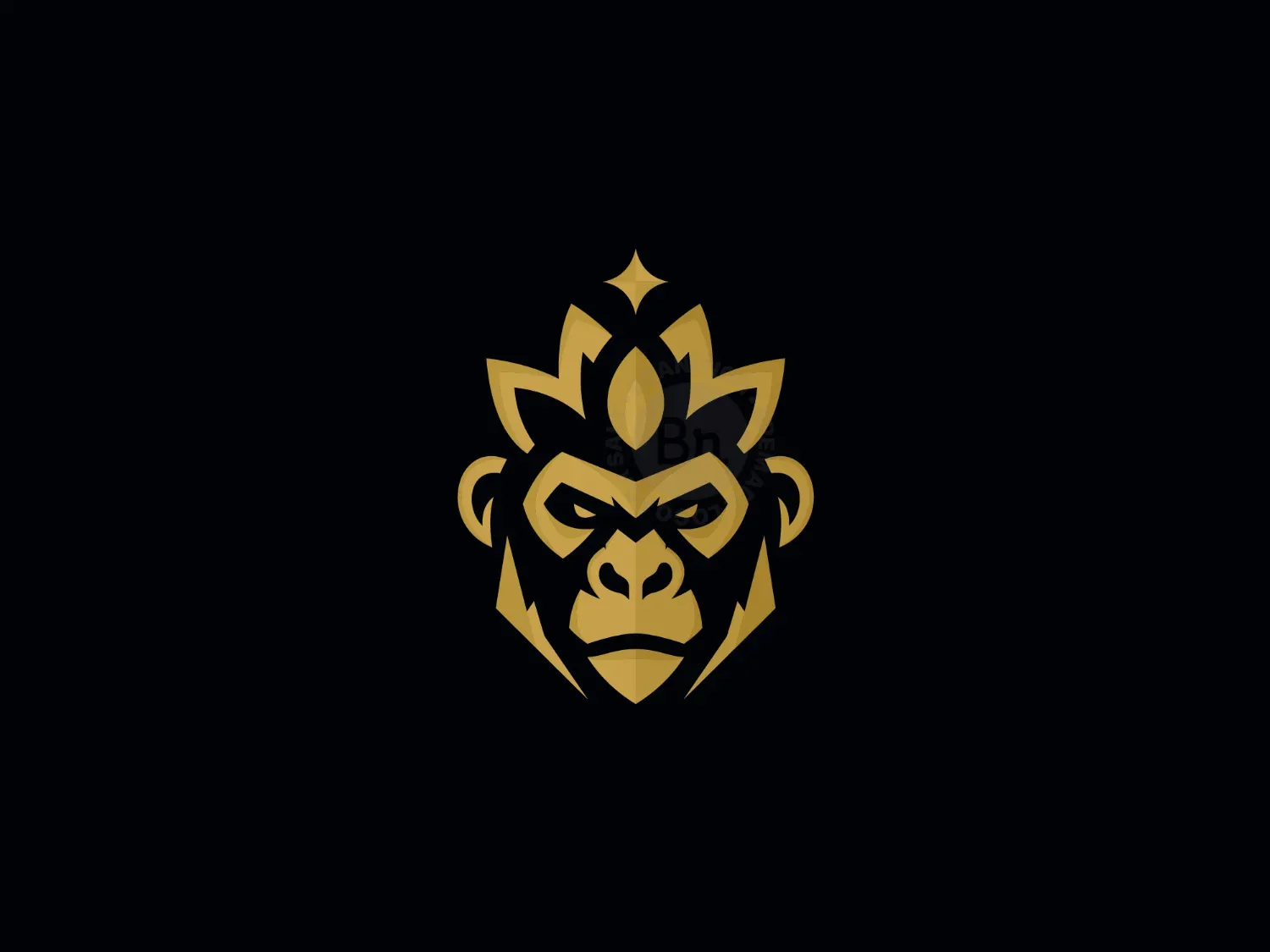 Lotus Crown Gorilla Logo