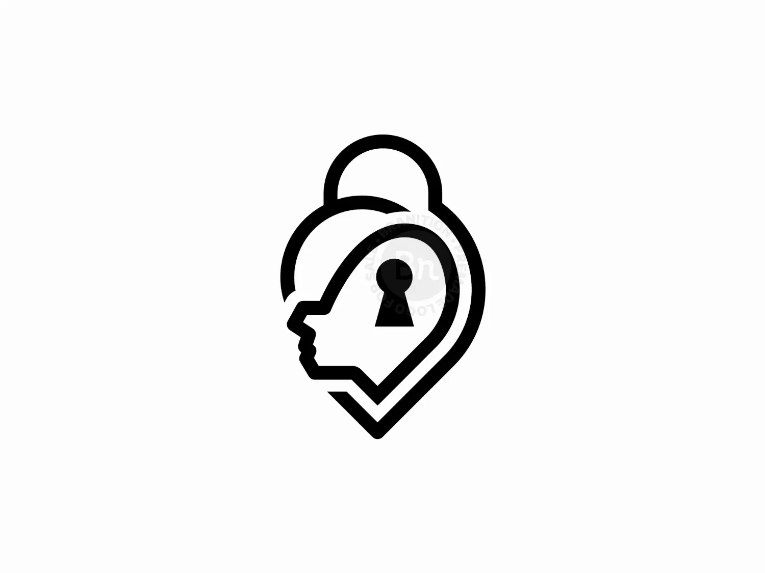 Identity Lock Pin Logo
