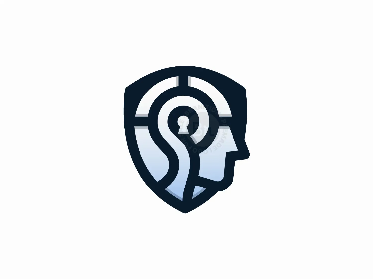 Identity Shield Lock Logo