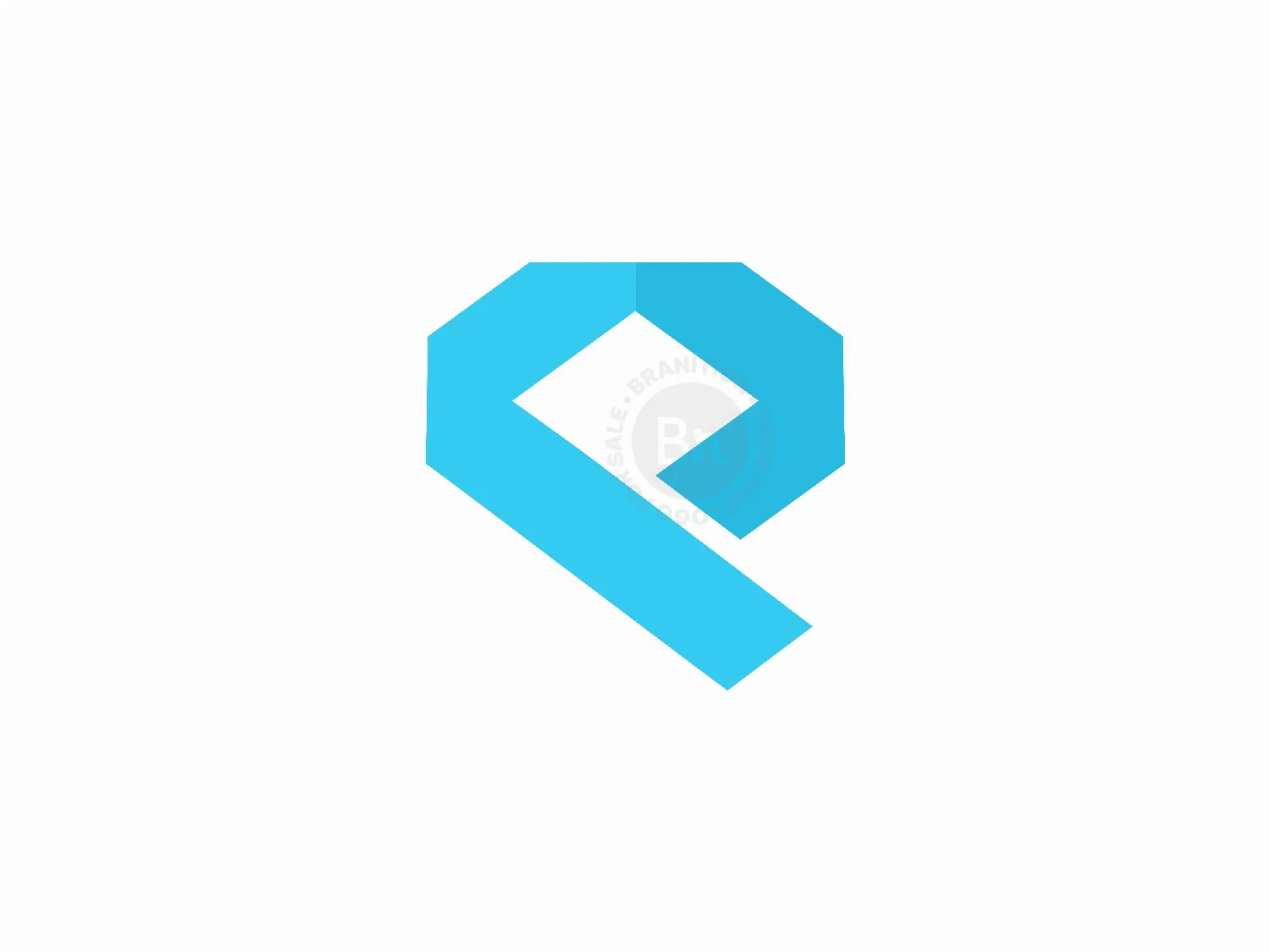 Abstract P Letter Logo Design
