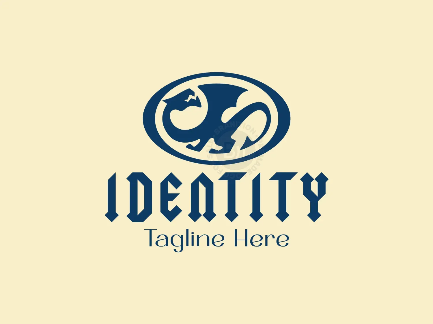 Classic Luxury Dragon Crest Logo