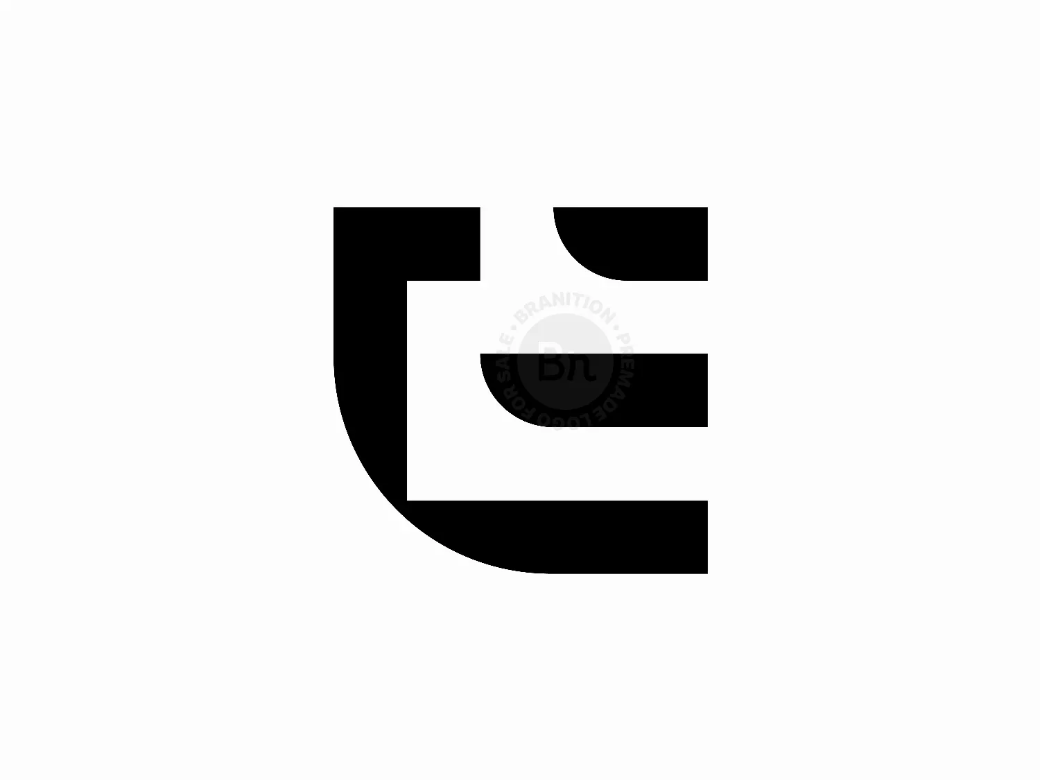 Modern Minimal Letter E Logo Design / For Sale