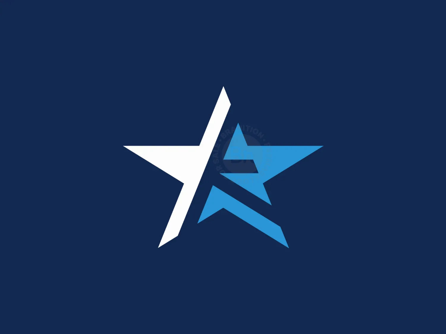 Letter K Star Logo Concept