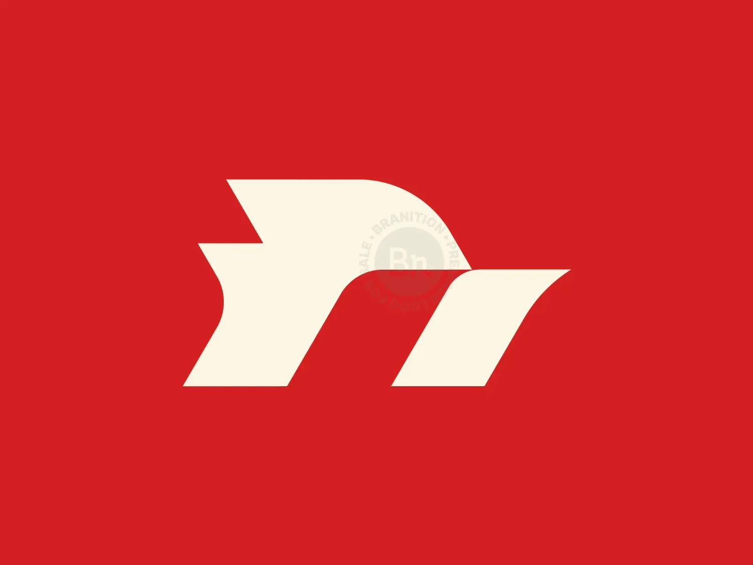 Sporty Cardinal Bird Logo