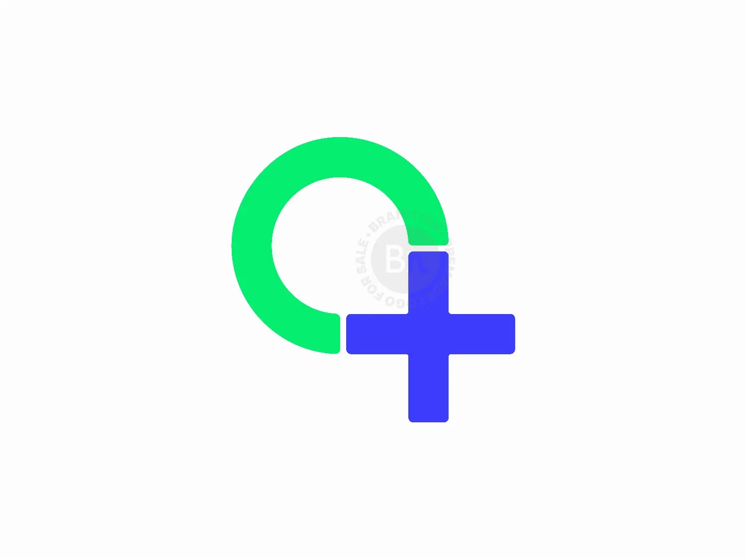 Q Letter Plus Logo Design