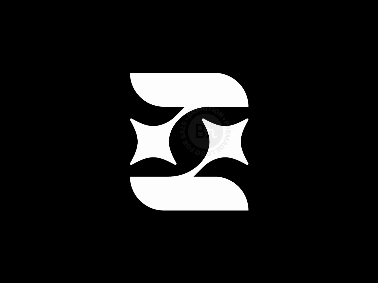 Letter Z Star Logo
