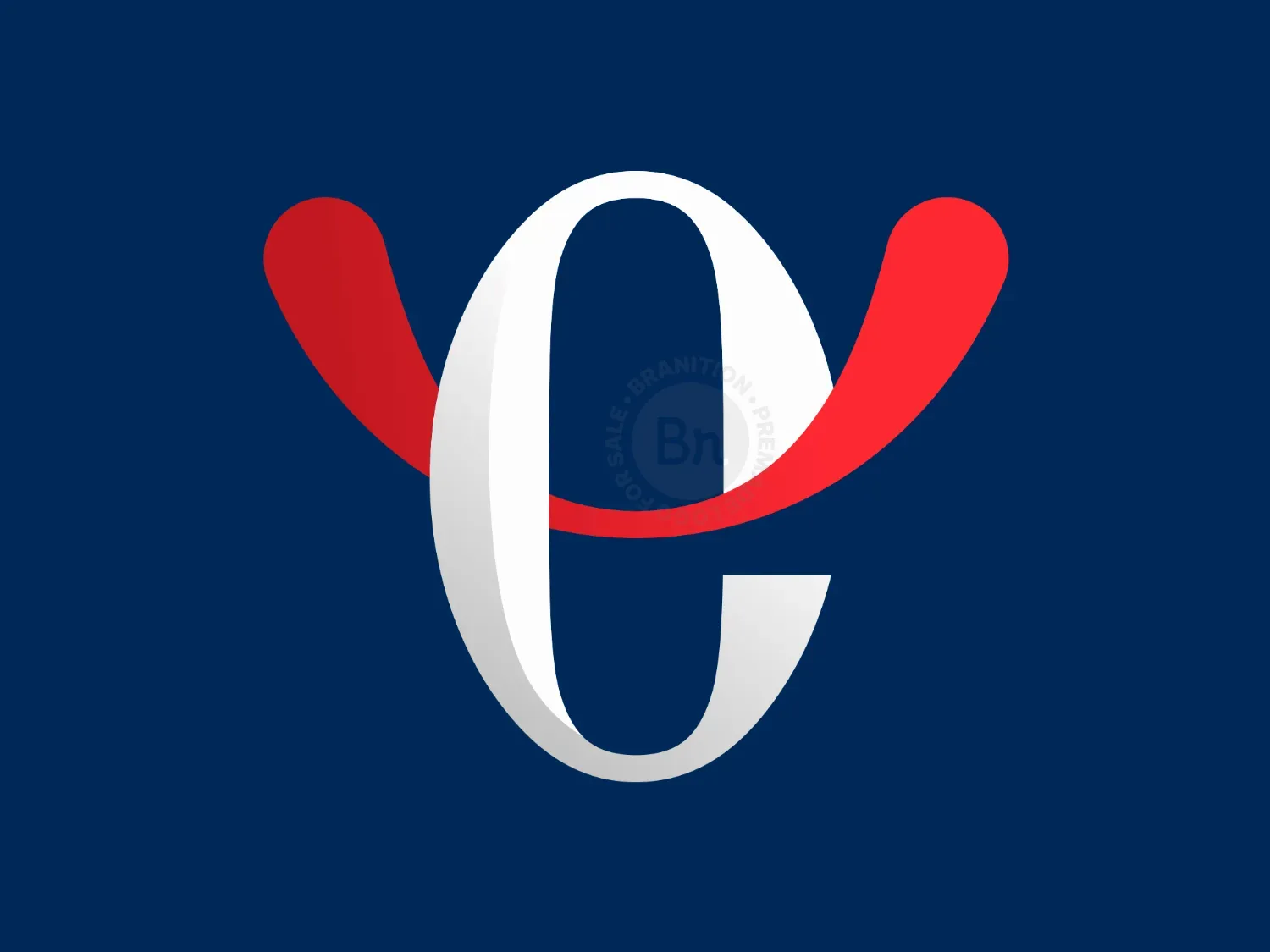 Letter E Smile Happy Face Logo