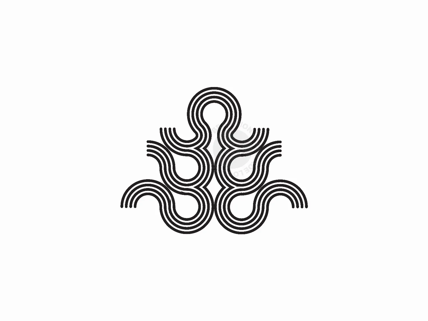 Abstract Squid Logo